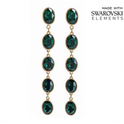 Серьги с кристаллами Swarovski
