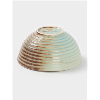 Салатник Magistro Sand Ripples, d=12.5 см, 400 мл, фарфор, голубой