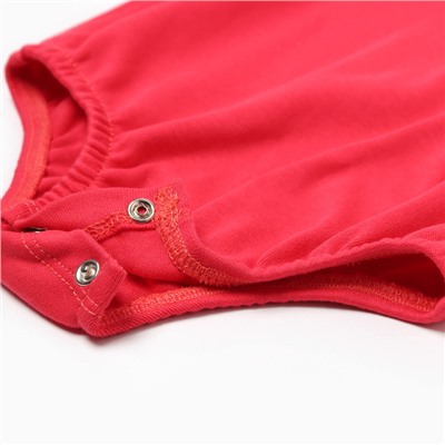 Свитшот - комбинезон детский MINAKU, рост 56-62 см, малиновый