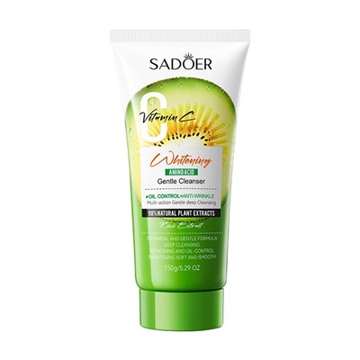 Пенка для умывания с витамином С и КИВИ Sadoer, 150 гр.