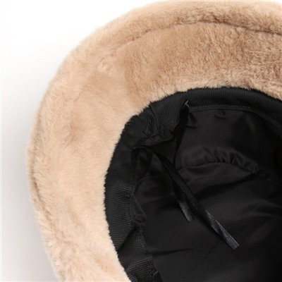 Панама зимняя женская MINAKU, размер one size 52-58, цвет песочный