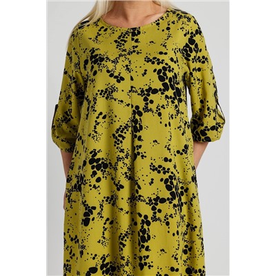 Платье  6168/02/Горчичный, черный