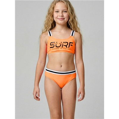 Купальный костюм трикотажный для девочек