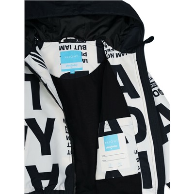 Куртка текстильная с полиуретановым покрытием для девочек (ветровка)