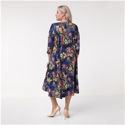 Платье, трикотаж, синий