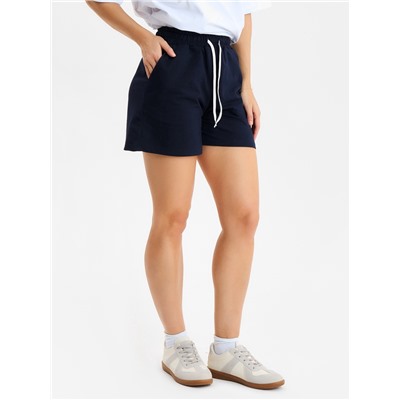 Шорты женские, темно-синие, размер 48