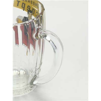 Кружка стеклянная пивная Дорого внимание «Диванный эксперт», 500 мл