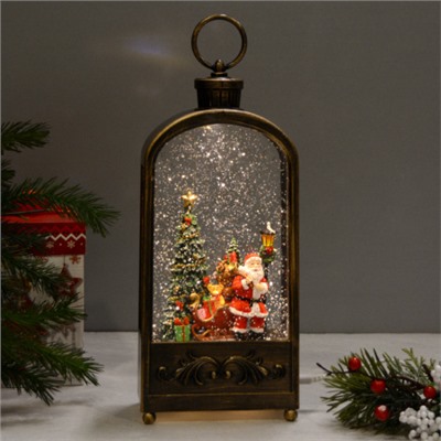 Светильник настольный новогодний 13х7х34 см  музыкальный / NG206-37 /уп 6/АКЦИЯ