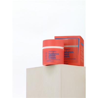 Крем для лица увлажняющий Hyaluron power cream, 45 мл, Miss Organic