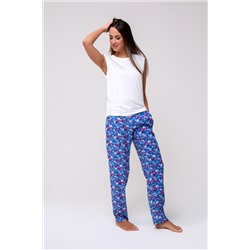 295BLU Брюки женские домашние