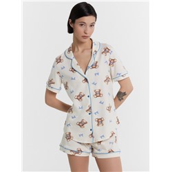 КОМПЛЕКТ ЖЕНСКИЙ (ЖАКЕТ, ШОРТЫ) 592478