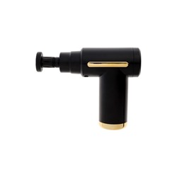 Массажёр для тела LEM-02, вибрационный, 4 насадки, 6 режимов, 1800-3200 об/мин, чёрный