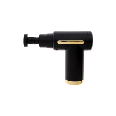 Массажёр для тела LEM-02, вибрационный, 4 насадки, 6 режимов, 1800-3200 об/мин, чёрный