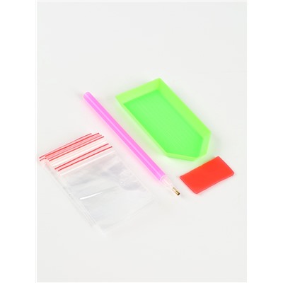 Алмазная мозаика по фото с полным заполнением «Pop Art», на холсте с подрамником, А4