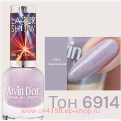 Alvin D`or Лак для ногтей  Laser Show тон 6914 лавандовый 12мл