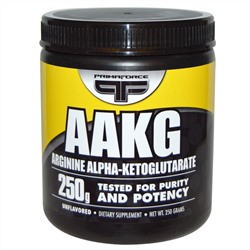 Primaforce, AAKG, аргинина альфа-кетоглутарат, без вкуса, 250 г
