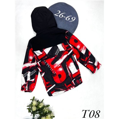 Куртка T08 красный