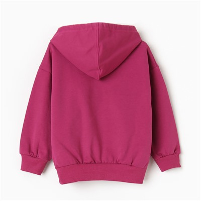 Толстовка для девочек НАЧЕС, цвет фиолетовый, рост 140