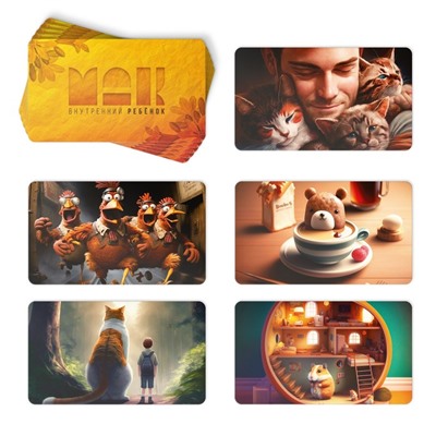 Метафорические ассоциативные карты «Внутренний ребёнок», 50 карт (7×12 см), 16+