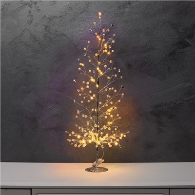 Фигура светодиодная «Капли росы» 55×30x3 см, 20 LED, батарейки CR2032×2 (в комплекте), свечение тёплое белое