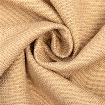 Штора портьерная «Этель. Структурная», 145×265 см, бежевая