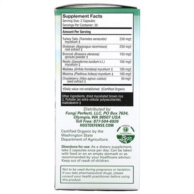 Fungi Perfecti, Myco Botanicals Woman, Supports Hormonal Balance, 60 Vegetarian Capsules