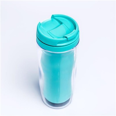 Термостакан под вставку «Бирюзовый», 350 мл