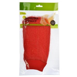 Мочалка-скрабер варежка