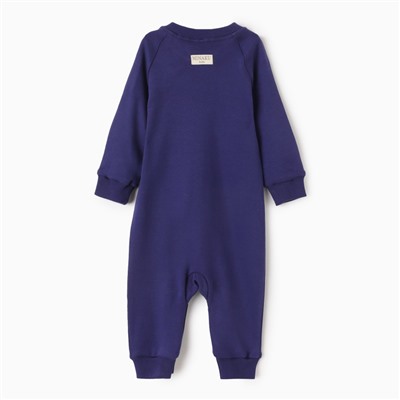 Комбинезон детский MINAKU, рост 56-62 см, тёмно-синий