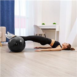 Фитбол овальный ONLYTOP, 900 г, цвета МИКС