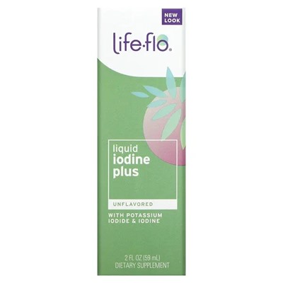 Life-flo, жидкий йод плюс, 59 мл (2 жидк. унции)