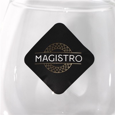 Бокал для коктейля Magistro «Медуза», 300 мл, 8×16 см, стекло, прозрачный