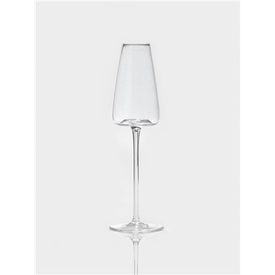Бокалы для шампанского Magistro «Амьен», 250 мл, h=26 см, набор 2 шт., стекло, прозрачные