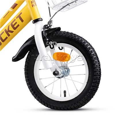 Велосипед 12" Rocket Basic, цвет желтый