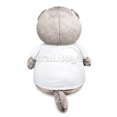 Кот Басик в футболке с принтом "Мультсериал"