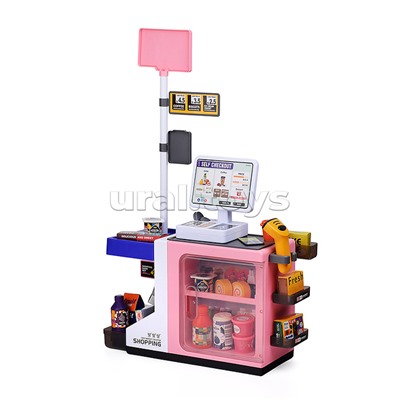 Игровой набор супермаркет "Дорожный магазин" (46 предметов) в коробке
