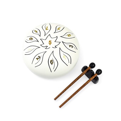 Глюкофон, цветок белый, 11 лепестков, 18×18×11 см