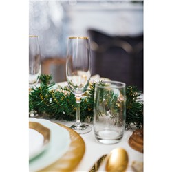 Набор бокалов для шампанского из хрустального стекла Bohemia Crystal «Оливия», 190 мл, 6 шт.