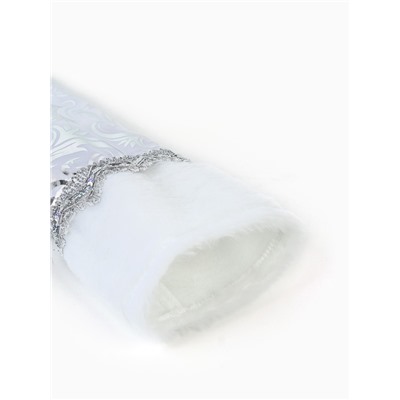 Карнавальный костюм «Снегурочка»: шуба, шапка, варежки, пояс, рост 164, р-р. 48-50