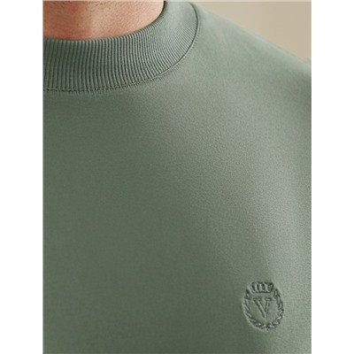 Джемпер из тонкого премиального футера с эластаном