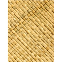 Сумка плетёная на молнии из пандана, 35×12×40 см, светло-коричневая