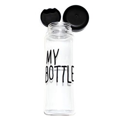 Бутылка для воды My bottle, 500 мл, 19.5×6.5 см, чёрная