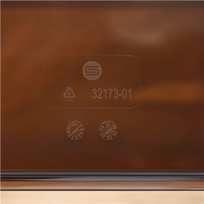 Контейнер для хранения без крышки OPTIMA, 10.6 л, 16.8×30.5×24.2 см, коричневый