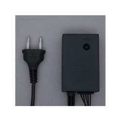 Гирлянда «Водопад» 2×1.5 м, IP44, тёмная нить, 400 LED, свечение белое, 8 режимов, 220 В