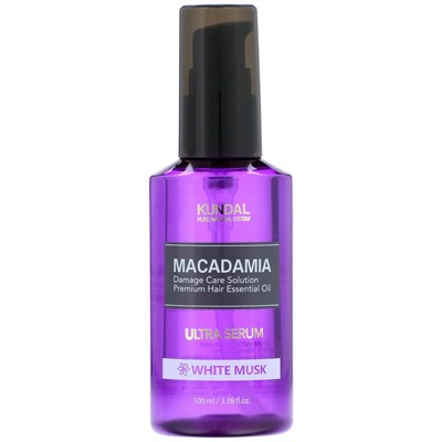 Kundal, Macadamia, Ultra Serum, White Musk, 3.38 fl oz (100 ml)