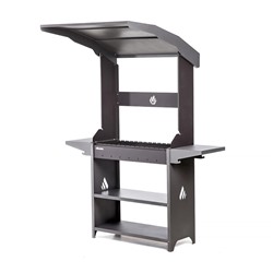 Мангал Professional Standart Roof PSR3000, 158.2×102.6×201 см, 3 мм, полки, с крышей
