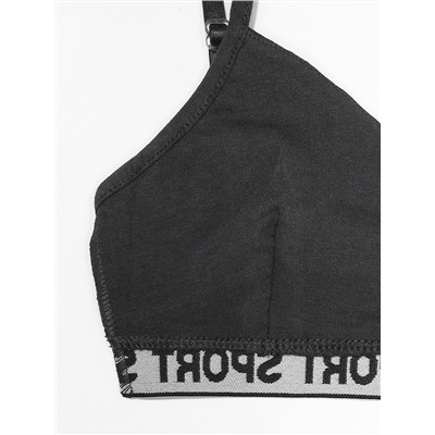 4026-23 Топ для девочки темно-серый (BAYKAR)