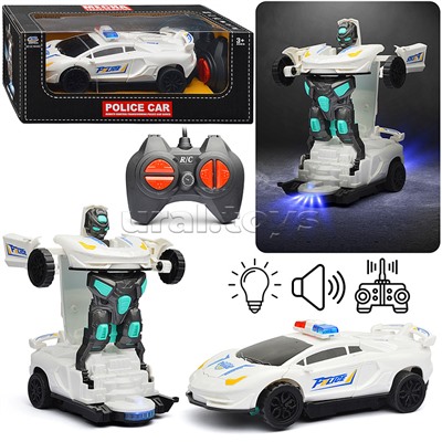 Машина "Робо полиция" р/у, 27 MHz, в коробке