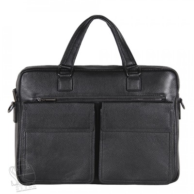 Портфель мужской кожаный 8212-8QH black Heanbag