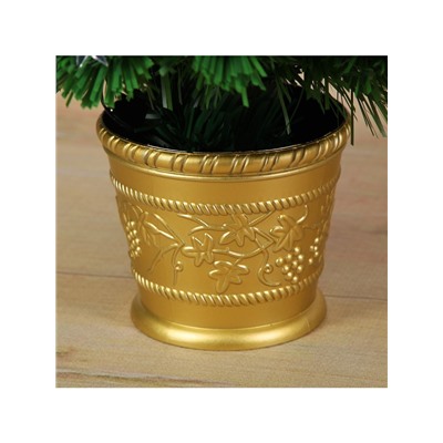 Ёлка светодиодная «Звезда» 60 см, диаметр нижнего яруса 35 см, 55 ПВХ веток, мигание, свечение мульти